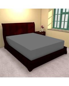 Husă de pat jerse - gri - 180x200