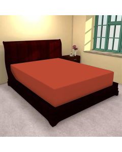 Husă de pat jerse - coral orange - 180x200
