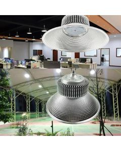Lampă Industrială LED cu Pălărie, 300W, Gri, 6500K